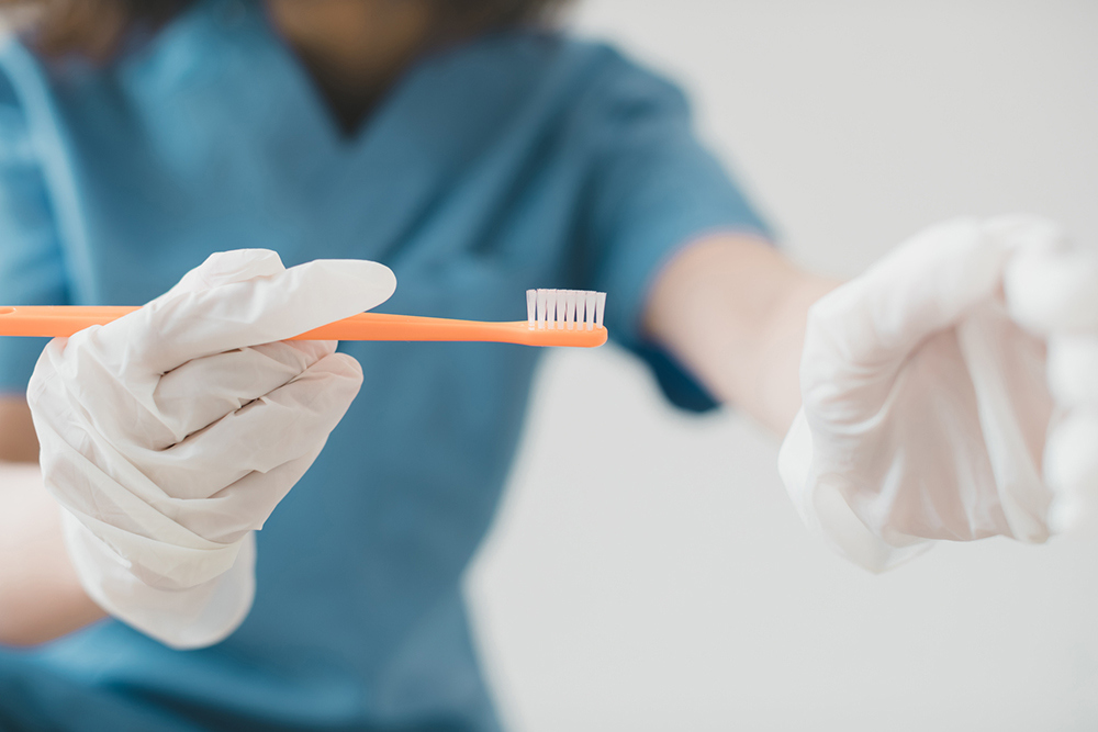 ブラッシング指導